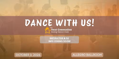 October 2026 NextGen Dance!
