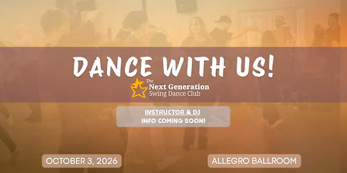October 2026 NextGen Dance!