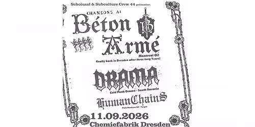 B\u00e9ton Arm\u00e9 x Drama x Human Chains