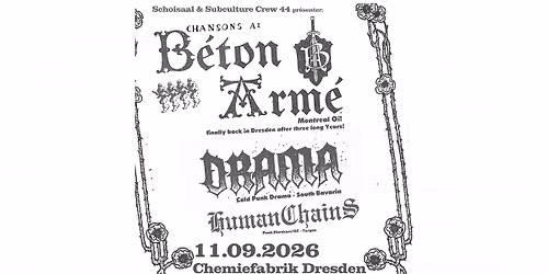 B\u00e9ton Arm\u00e9 x Drama x Human Chains