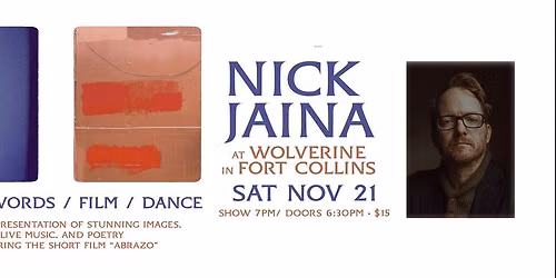 Nick Jaina at Wolverine Public House in Fort Collins