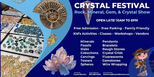 Crystal Festival - A Rock, Mineral, Gem, & Crystal Show