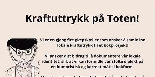 Kraftutrykk p\u00e5 Toten ! !