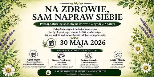 Na Zdrowie - Sam Napraw Siebie | Natural Health Workshop London