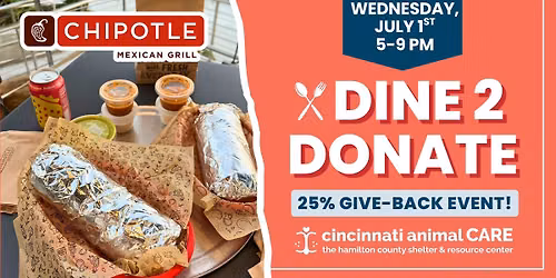 25% Give Back at Chipotle Clifton Ave