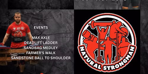 Natural Strongman Novice and Intermediates.