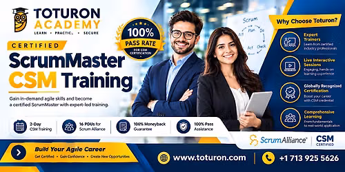 2 Days Certified ScrumMaster (CSM) Training in Kansas City, MO