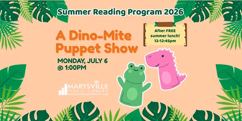 A Dino-Mite Puppet Show