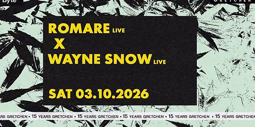 15 Years GRETCHEN: ROMARE + WAYNE SNOW