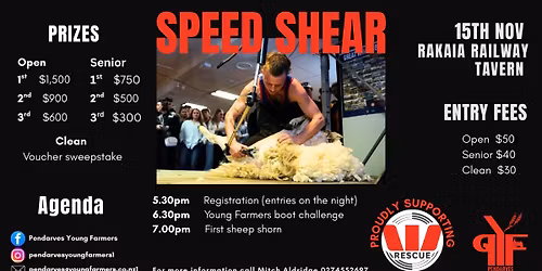 Pendarves Speed Shear 