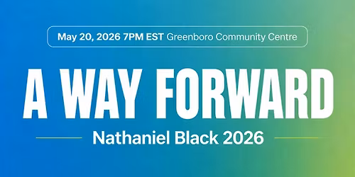 Community Announcement: Nathaniel Black 2026