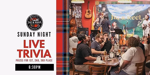 Sunday Night Trivia at Boyd's Jig & Reel