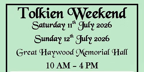 Tolkien Weekend