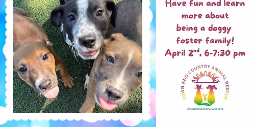 \ud83d\udc36 PUPPY PARTY & FOSTER OPEN HOUSE! \ud83c\udf89