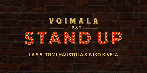 Tomi Haustola ja Niko Kivel\u00e4 - Voimalan Stand Up Club