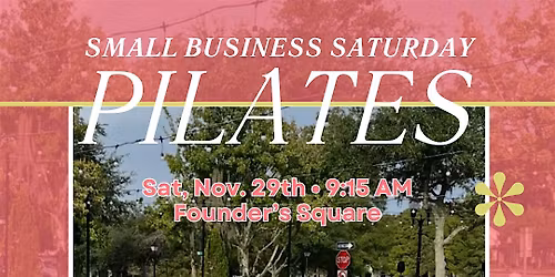 Small Business Day w\/ Adagio Pilates!
