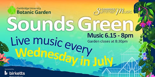 Sounds Green 2026 - Wednesday 8 July - Arun Ghosh Quintet