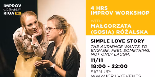 Improv workshop - SIMPLE LOVE STORY