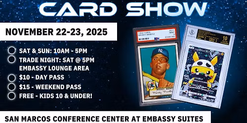 NB Card Show NOV 22-23