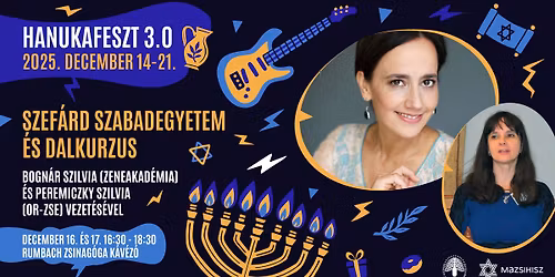 Szef\u00e1rd szabadegyetem \u00e9s dalkurzus Bogn\u00e1r Szilvia \u00e9s Peremiczky Szilvia vezet\u00e9s\u00e9vel (k\u00e9t alkalom)