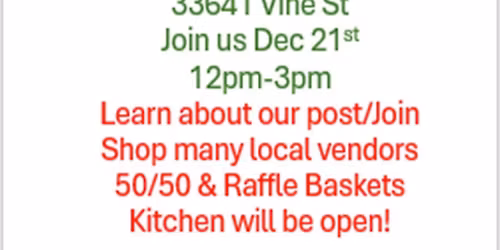 Eastlake VFW Holiday Sip & Shop\/Open House