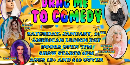 DRAG ME TO COMEDY DRAG SHOW