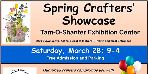 Spring Crafters' Showcase 2026 presented by The Toledo Craftsman's Guild