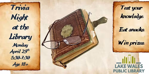 Trivia Night at the Library!