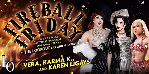 FRIDAY NIGHT DRAG with Vera, Karma and Karen- 8:30pm at The Lookout Bar & Nightclub, Fri, Oct 2