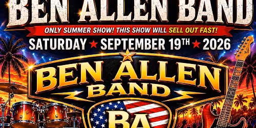 The Ben Allen Band live, featuring Ben Allen, as seen on NBC\u2019s The Voice!