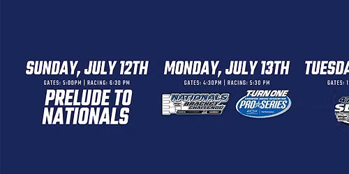 July 13th - Nationals Bracket Showdown
