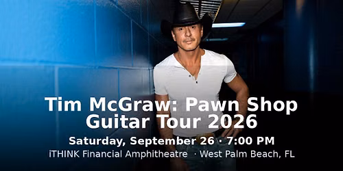 Tim McGraw West Palm Beach Tickets