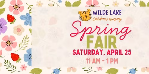 Wilde Lake Children's Nursery Spring Fair