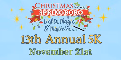 13th Annual Christmas in Springboro 5K Run\/Walk