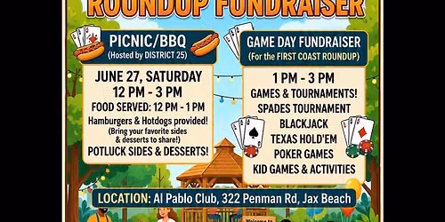 District 25 BBQ & First Coast Roundup Game Day 