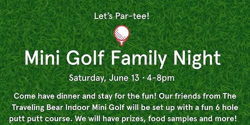 Mini Golf Family Night