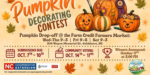 Pumpkin Decorating Contest