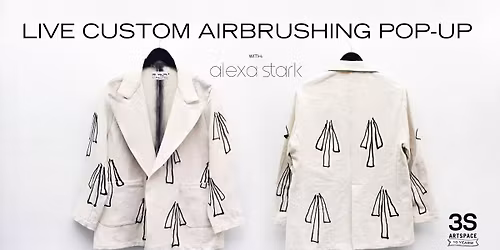 Live Custom Airbrushing Pop-Up  with Alexa Stark at 3S Artspace
