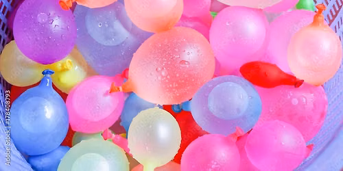 Water Balloon Batting Practice