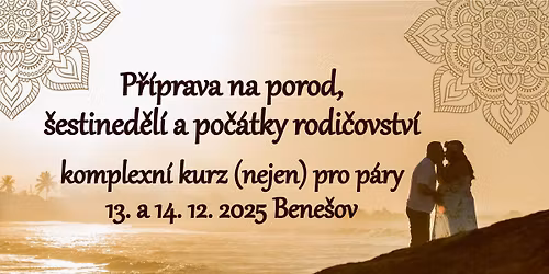 P\u0159\u00edprava na porod, \u0161estined\u011bl\u00ed a po\u010d\u00e1tky rodi\u010dovstv\u00ed 13. a 14. 12. 2025