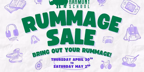 2026 Harmony School Rummage Sale