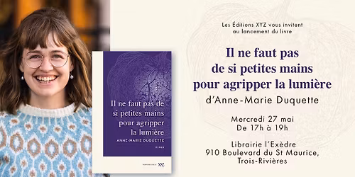 Lancement | Il ne faut pas de si petites mains pour agripper la lumi\u00e8re