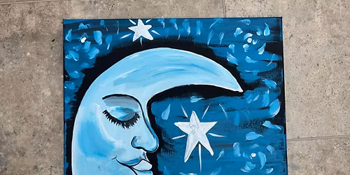Blue Moon Paint Class - with Diva