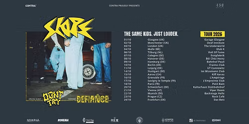 Slope - Same Kids. Just Louder. Tour 2026 | Hamburg