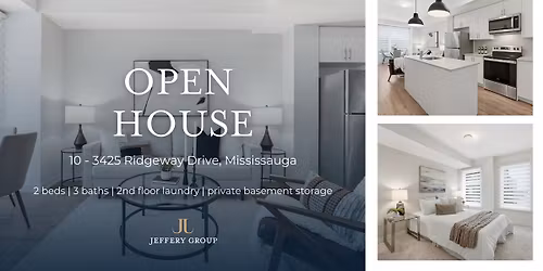 OPEN HOUSE: 10 - 3425 Ridgeway Drive, Mississauga