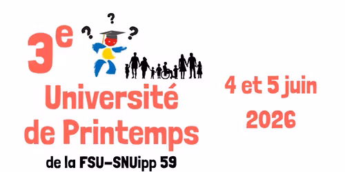 Universit\u00e9 de Printemps 2026
