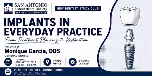 New Dentist Study Club Session 3 | Implants in Everyday Practice