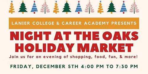 Night at the Oaks: 5th Annual Holiday Market