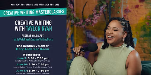 Creative Writing Masterclasses with Taylor Ryan