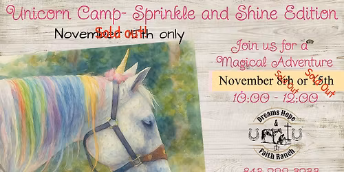 Unicorn Camp - Sprinkle and Shine Edition November